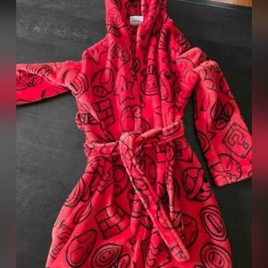 Super Mario Nintendo Boys Size 10 Bath Robe